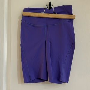 NWT Lululemon purple 8inch long shorts size 4